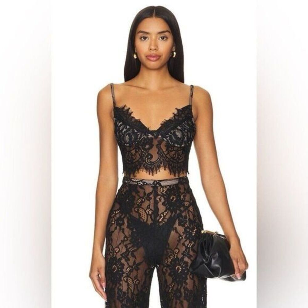 NEW Capri Noir Lace Bralette in Black Bronx and Banco
